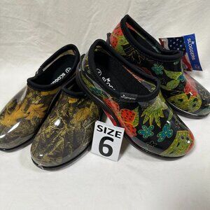 Two for One Price!!! Sloggers Waterproof Rain Shoes - Camo & Mid Summer Black